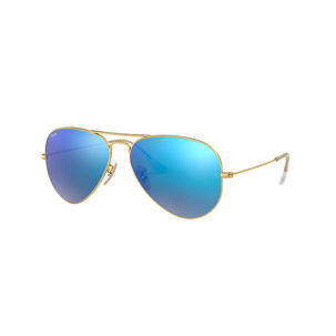 Lentes De Sol Aviator Blue Flash Ray-ban