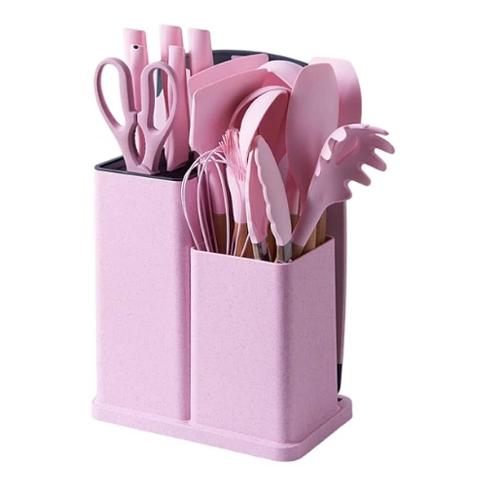 Juego Utensilios 19 Piezas Silicona Antiadherente De Cocina image number 0.0