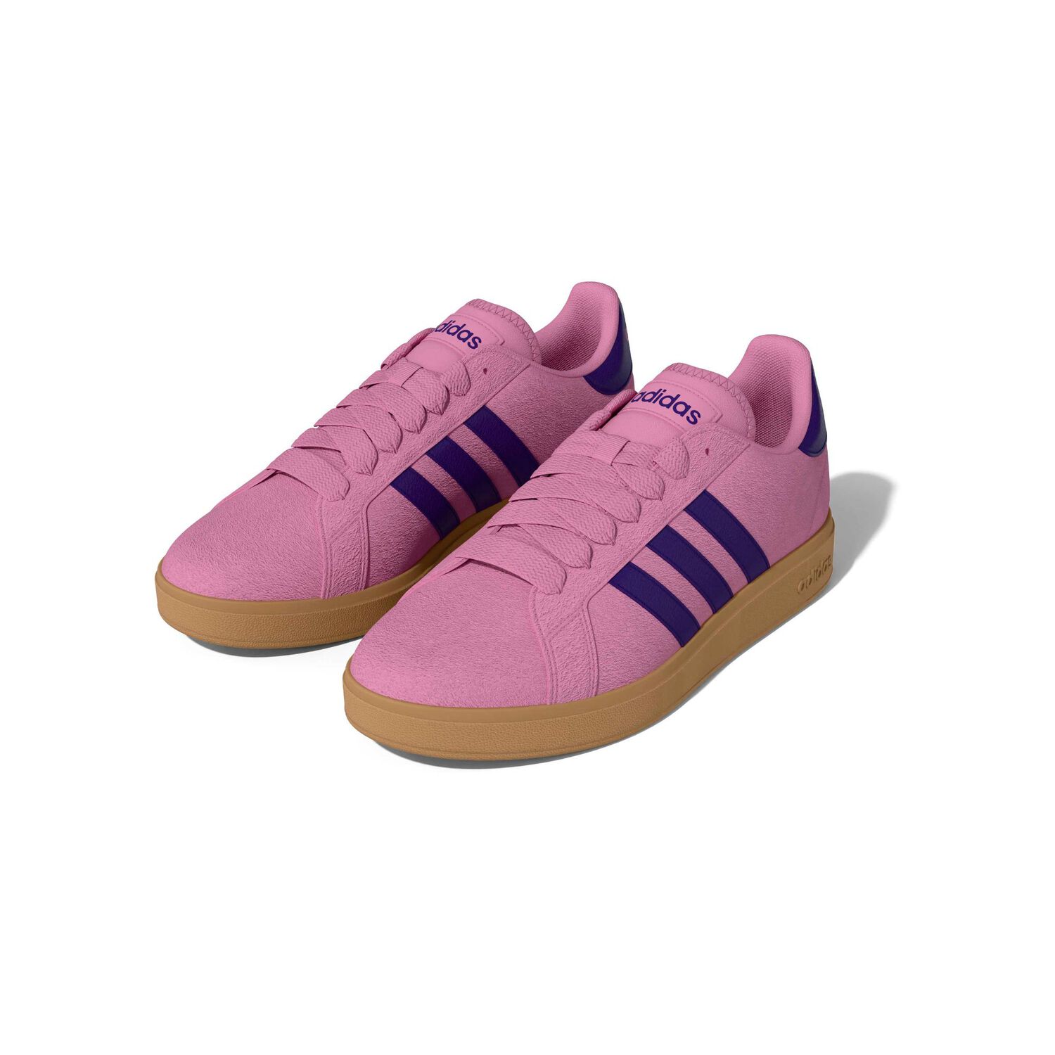 Zapatilla Urbana Mujer Adidas Grand Court Base 00s Rosado image number 0.0