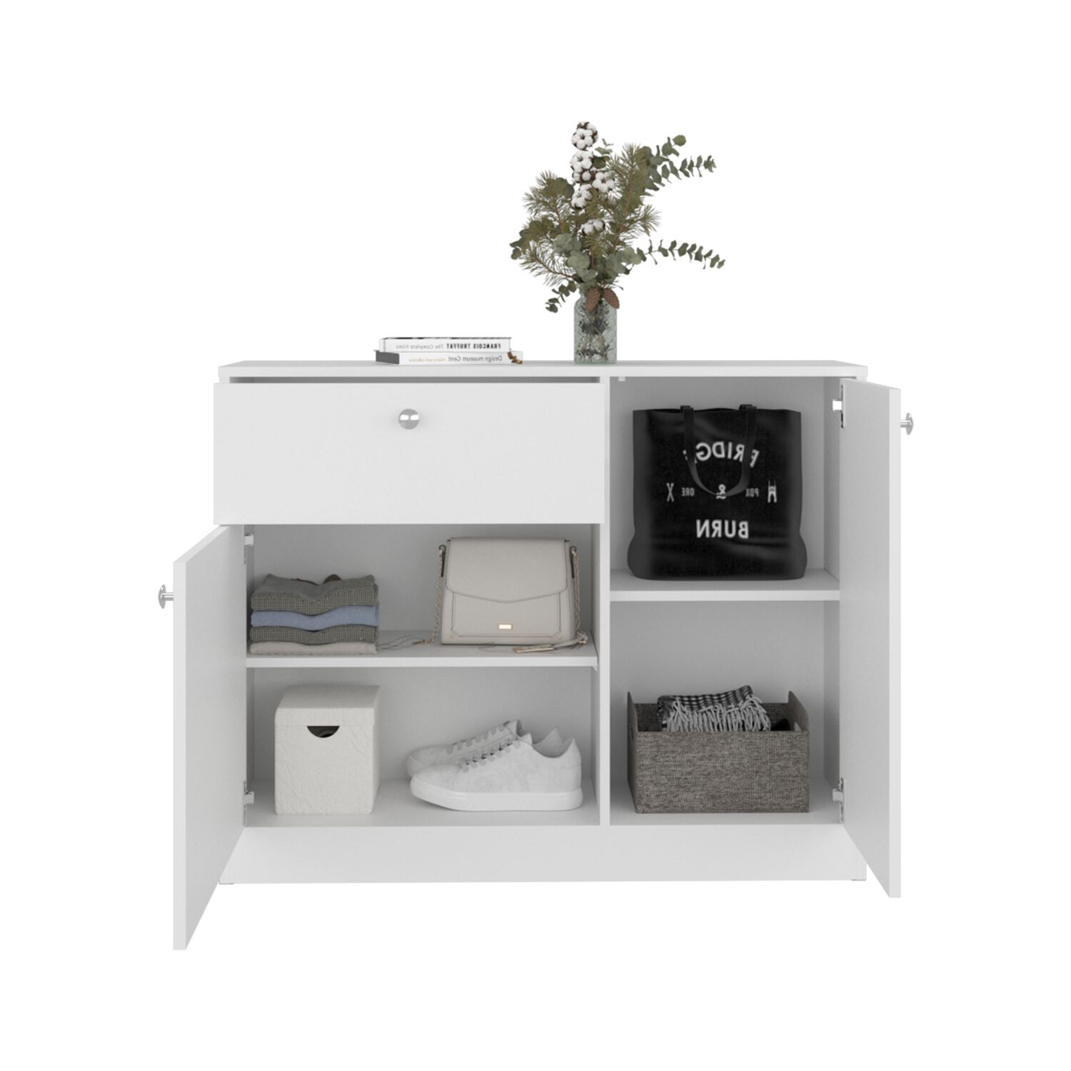 Comoda Fm Furniture 2 Puertas 80x100x30,2 Cm image number 1.0