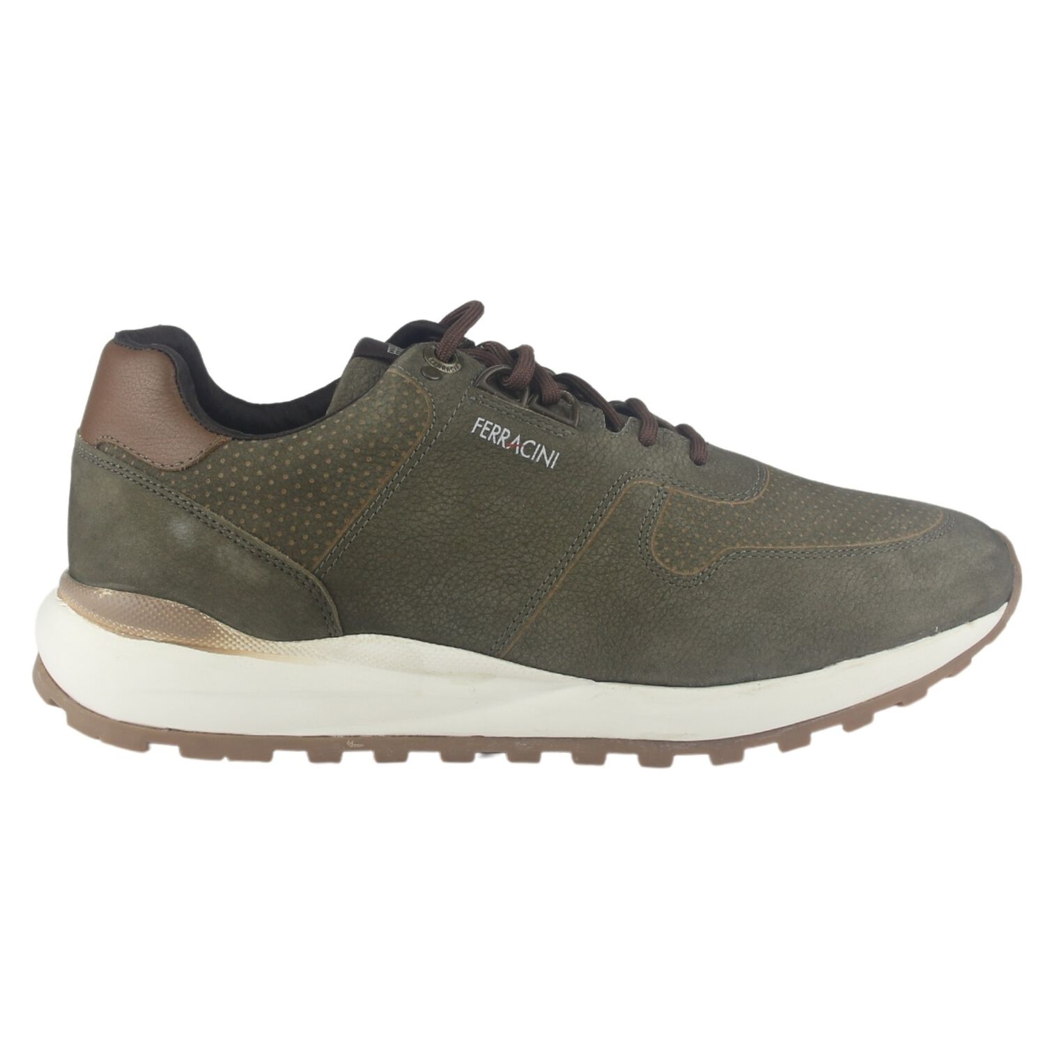 Zapatilla Ferracini Hombre 9357 Dark Oliva Casual image number 0.0