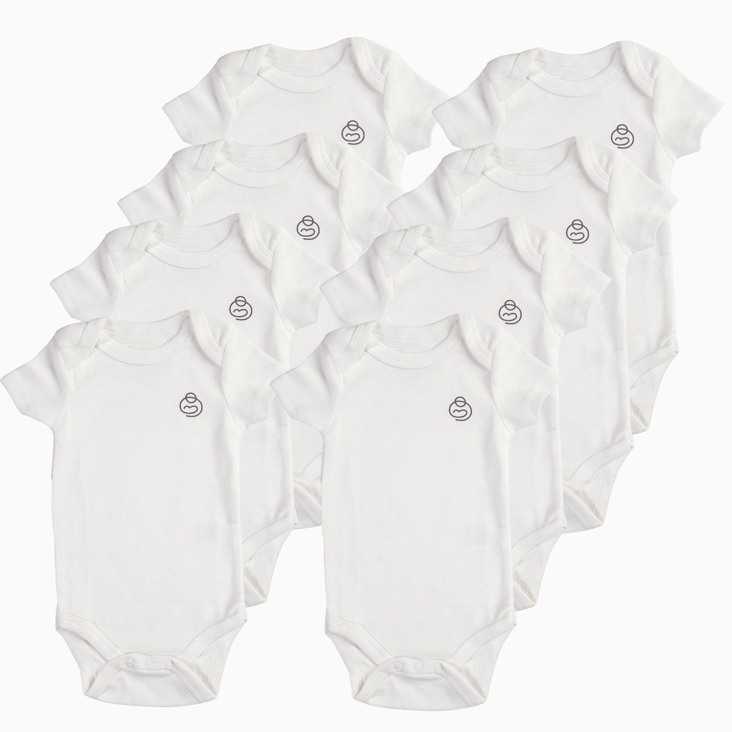 Pack De 8 Bodys Manga Corta 3-6m image number 0.0