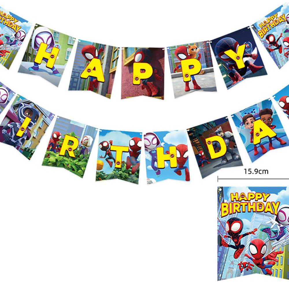 Pack Cumpleaños Spiderman Miles Morales Spiderverse image number 1.0
