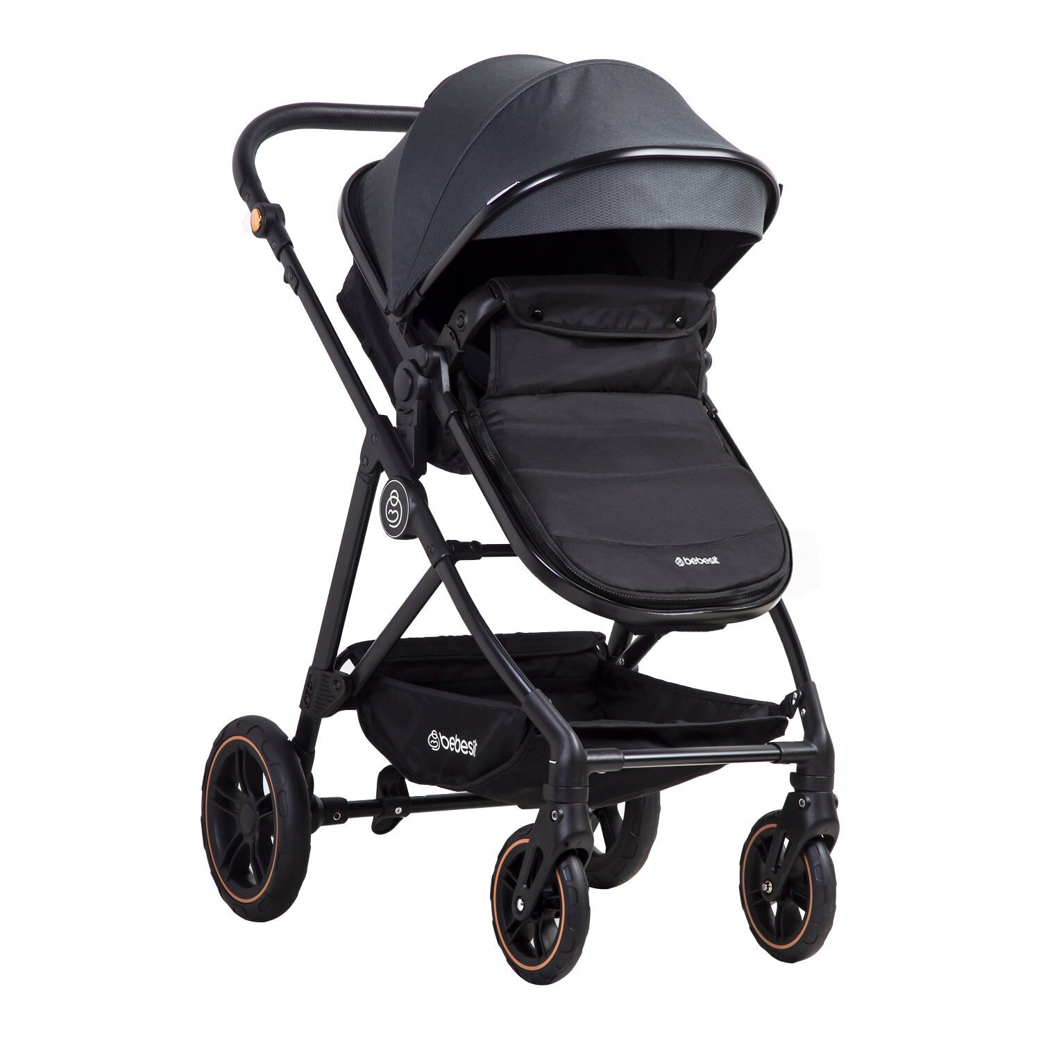 Coche Cuna Paseo Street Gris Bebesit image number 1.0