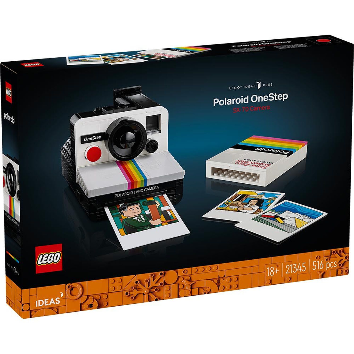 Lego Ideas - C&aacute;mara Polaroid Onestep Sx-70 - 21345 image number 8.0