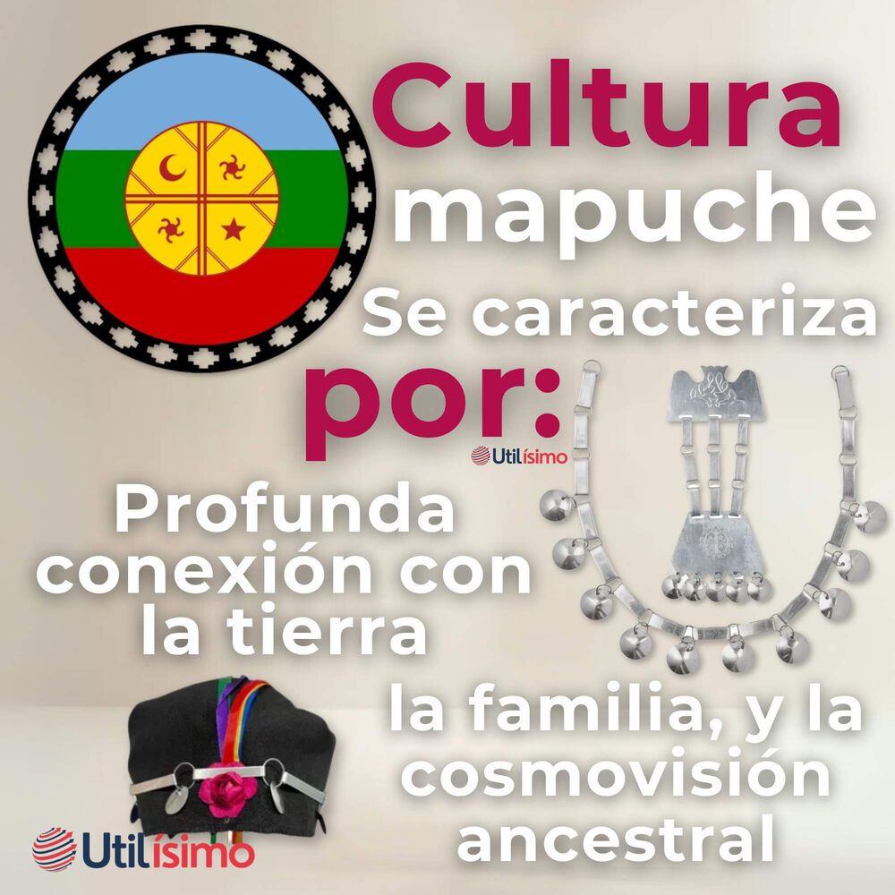 Collar Trapelacucha Mapuche Machi Aluminio Fiestas Patrias image number 7.0