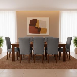 Juego De Comedor Living Factory Teka / 8 Sitiales Juego De Comedor Living Factory Teka / 8 Sitiales