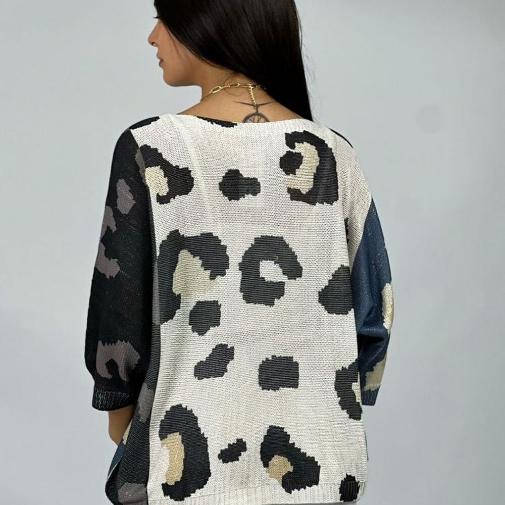 Polera Italiana Print Tricolor image number 8.0