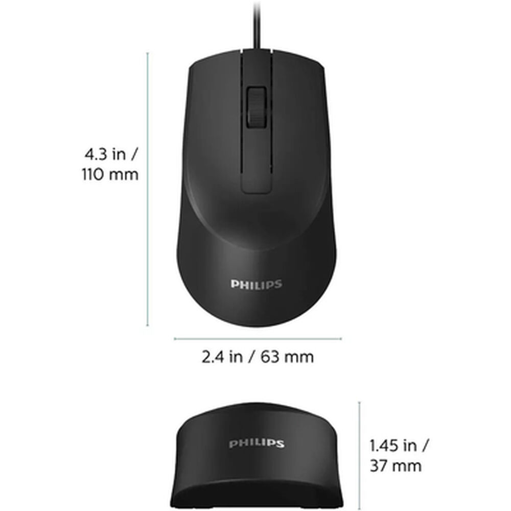Mouse Alámbrico Philips Spk7104 3 Botones Dpi 1000 image number 7.0