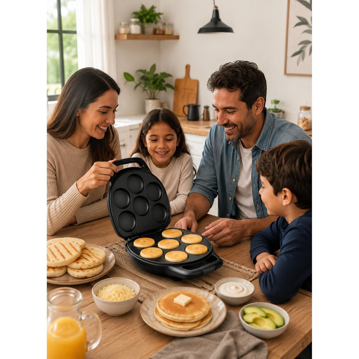 Tosty Arepa, Panquequera, Plancha Hamburguesas 1400w Raf image number 3.0