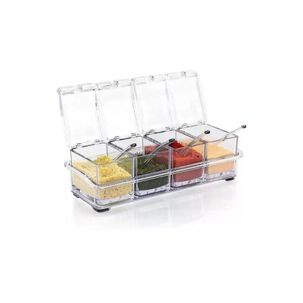 Caja Organizadora De Condimentos 4 Piezas Para Cocina