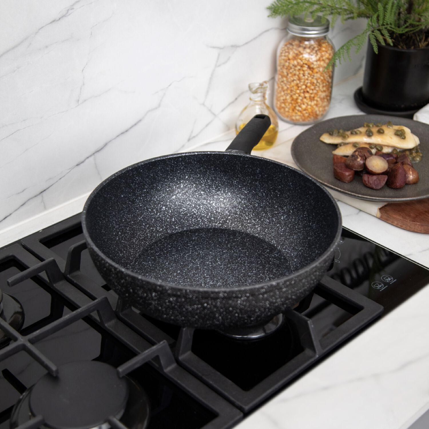 Wok Ornella 28 Cms Korkmaz image number 5.0