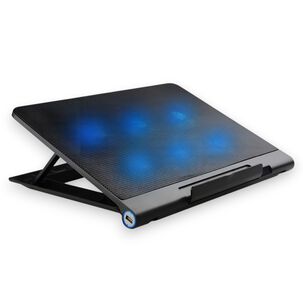Ventilador Para Notebooks Gamer Six Fan Led 1800 Rpm 17" Max