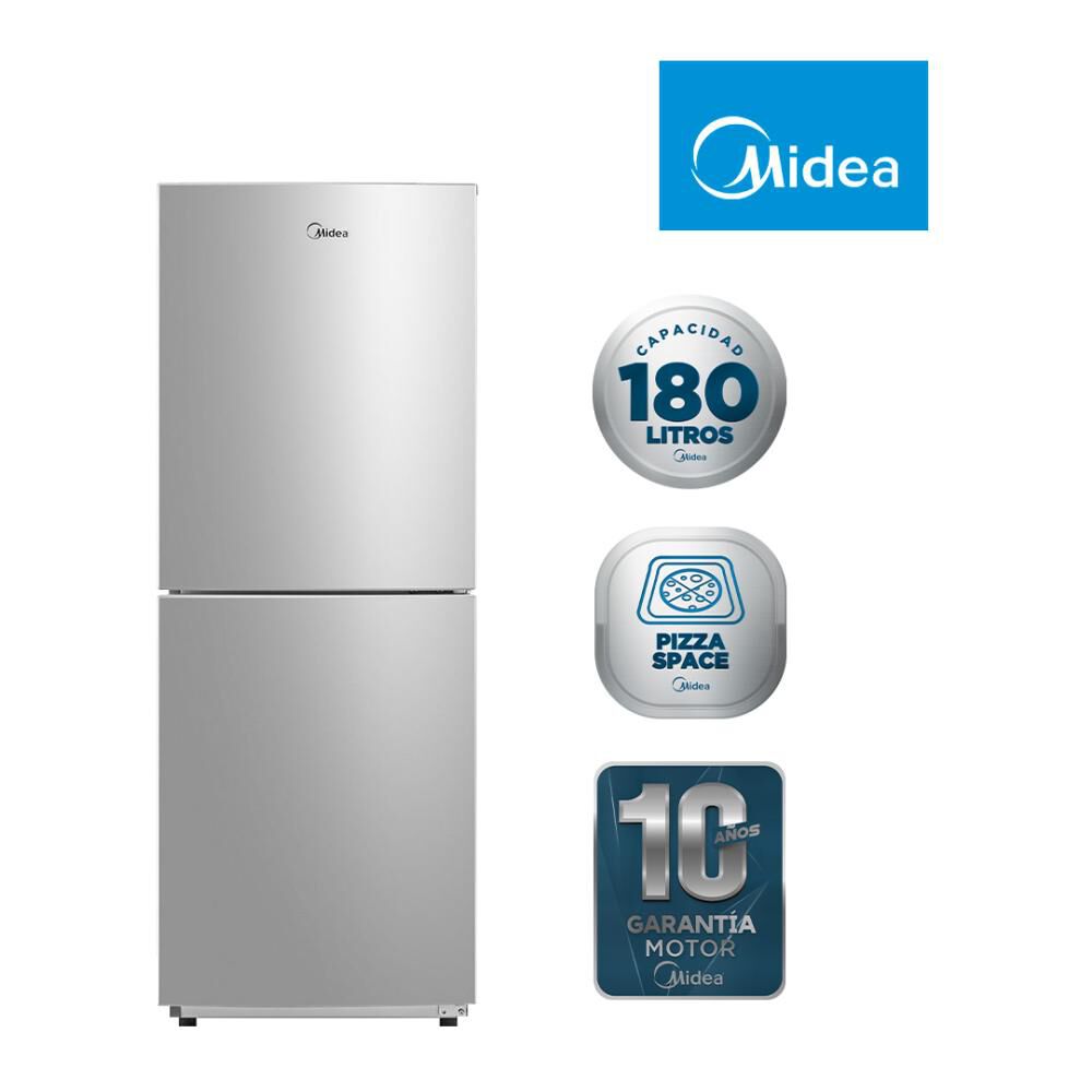 Refrigerador Bottom Freezer Midea MDRB275FGF42 / Frío Directo / 180 Litros / A+ image number 0.0