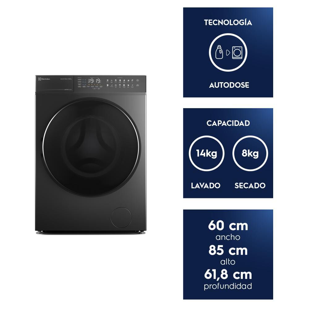 Lavadora Secadora Electrolux Flwd12au / 14 Kilos / 8 Kilos image number 9.0