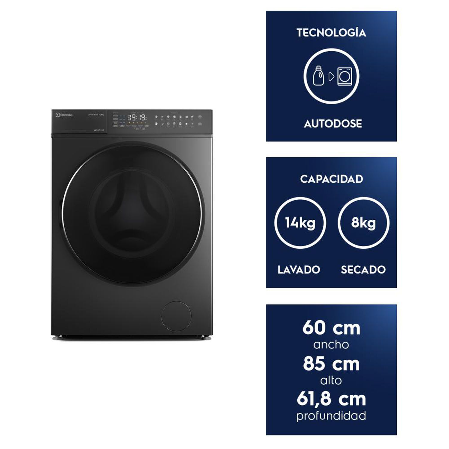 Lavadora Secadora Electrolux Flwd12au / 14 Kilos / 8 Kilos image number 9.0