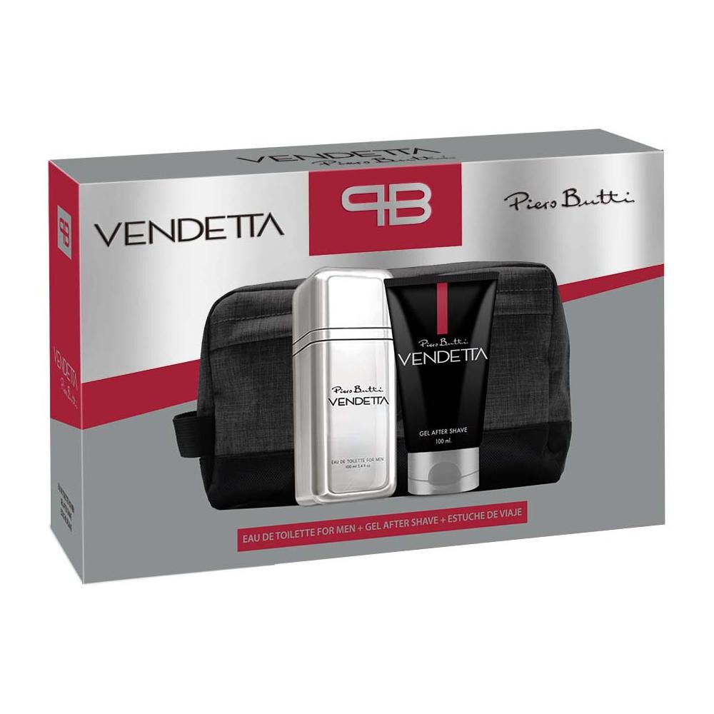 Set De Perfumer&iacute;a Piero Butti / Estuche De Viaje + Eau De Toilette Vendetta 100ml + Gel After Shave 100 Ml image number 0.0