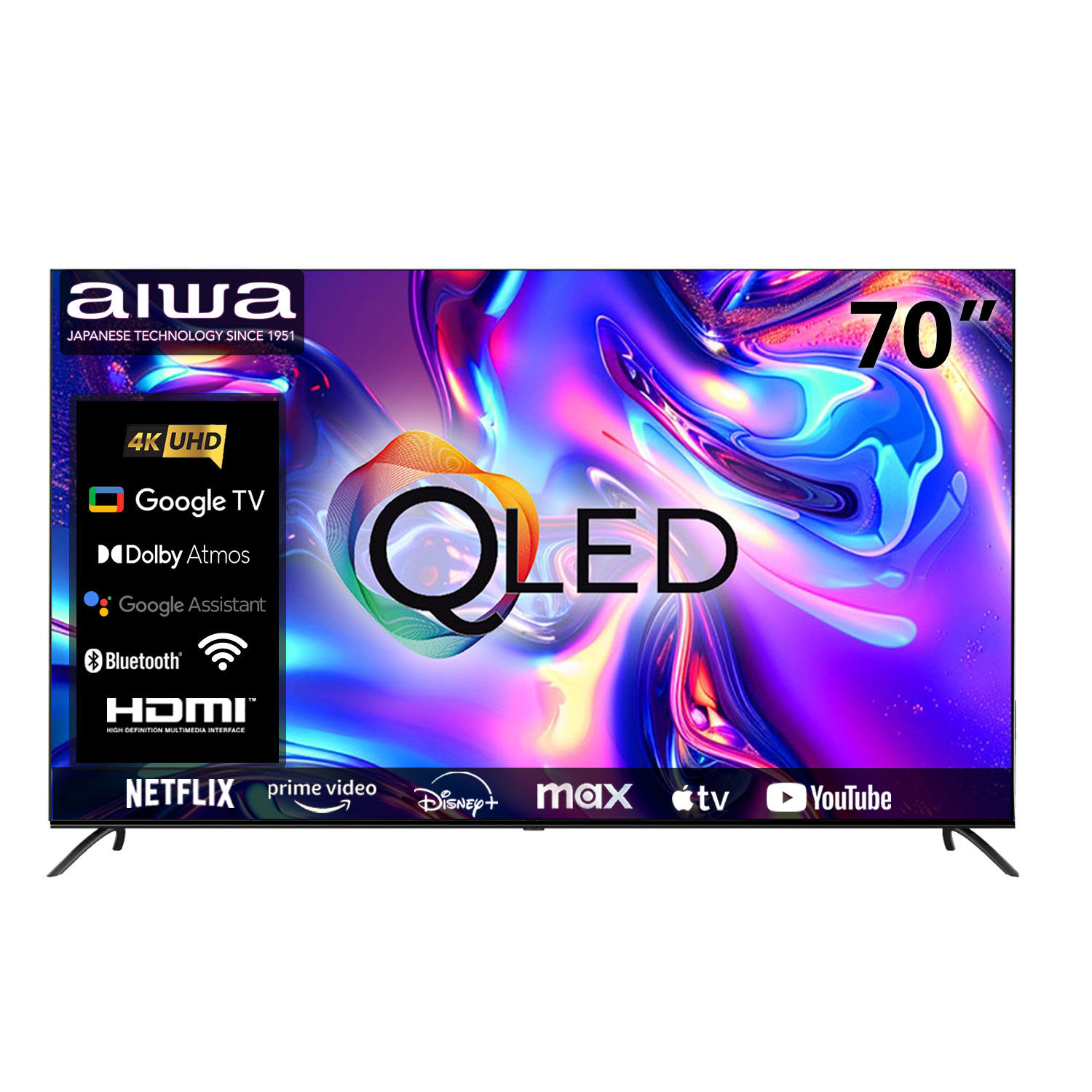 Smart Tv 70 4k Ultra Hd Qled Google Tv Aw-70b4qfg image number 3.0
