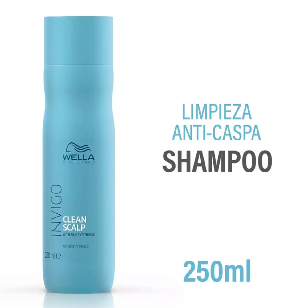 Shampoo Invigo Clean Scalp Wella 250ml Anticaspa image number 2.0