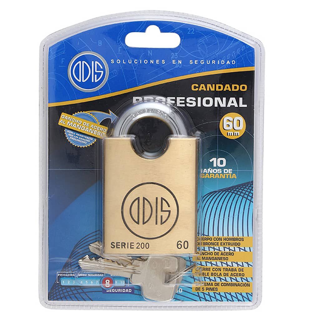 Candado Odis 260 Con Hombros 60mm image number 6.0