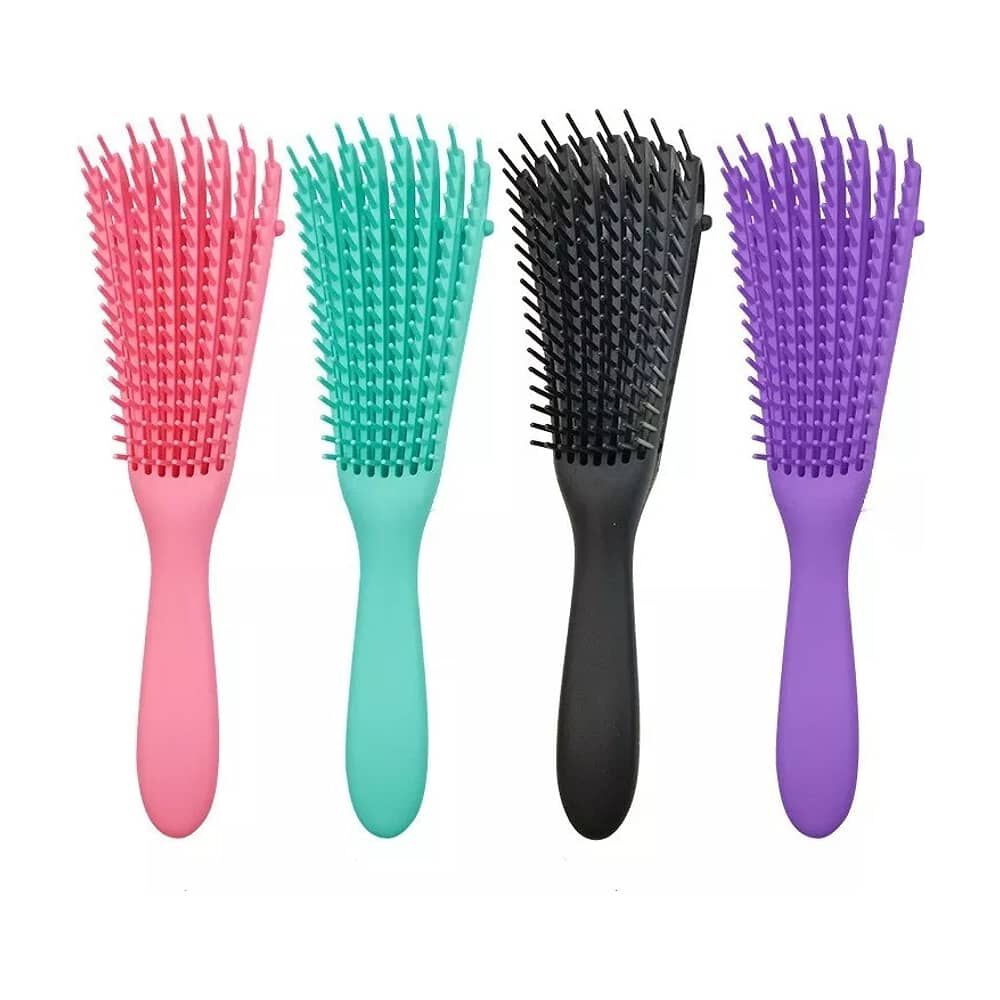 Cepillo Flexible Desenredante Y Definidor De Rizos Violeta image number 4.0