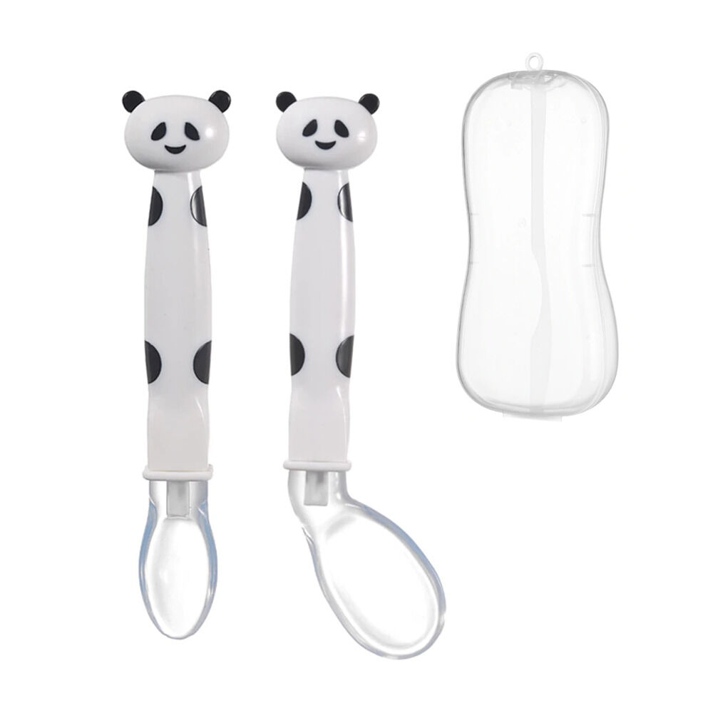 Cucharas De Silicona Suave Para Bebés Alimentos Libre De Bpa image number 0.0