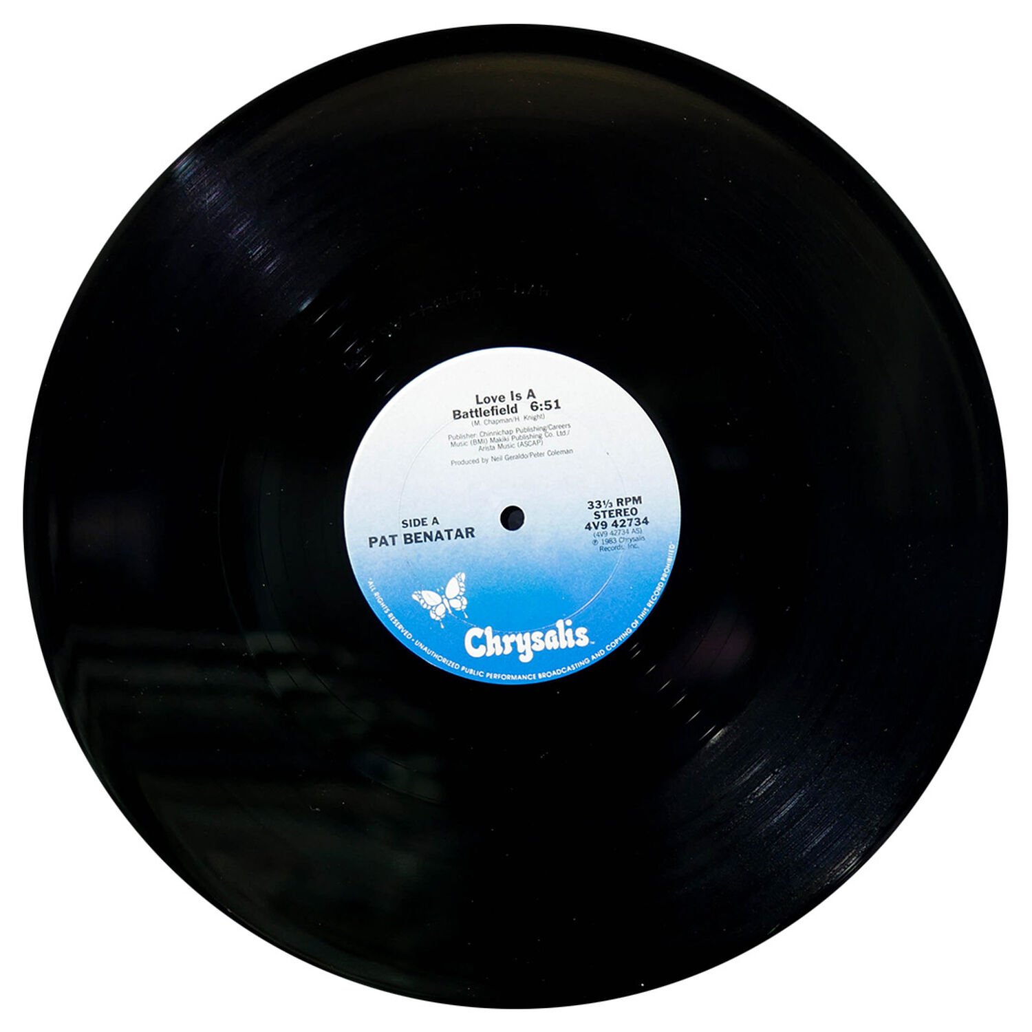 Pat Benatar - Love Is A Battlefield | 12" Maxi Single Usado image number 2.0