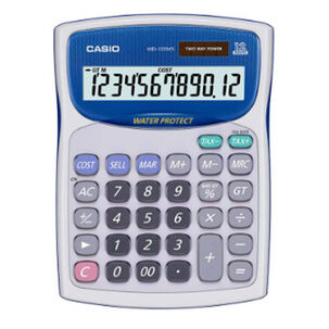 Calculadora De Sobremesa Casio Wd-220ms-we Blanca
