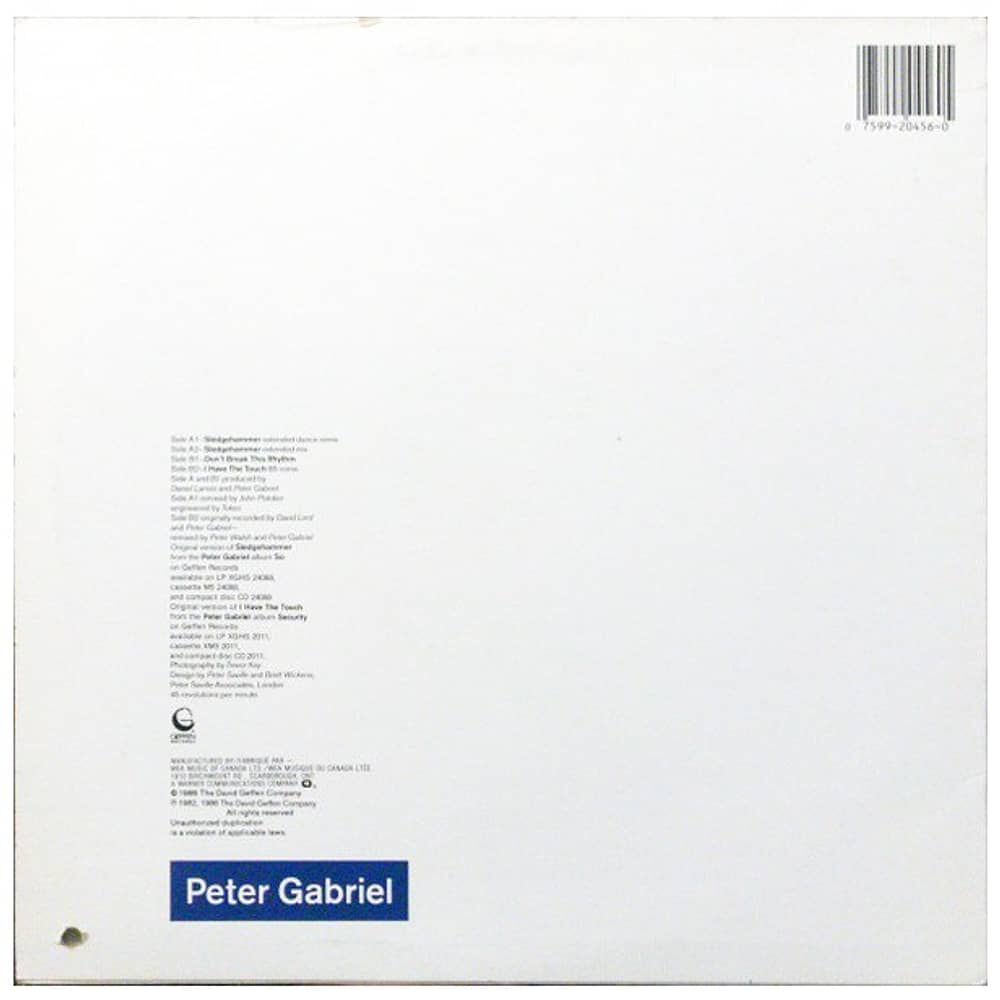Peter Gabriel - Sledgehammer | 12" Maxi Single Usado image number 1.0