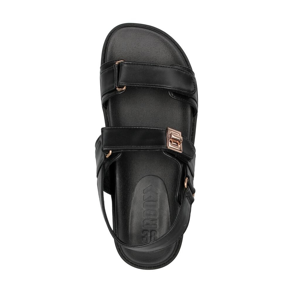 Sandalia Mujer Rolly Go Black image number 4.0