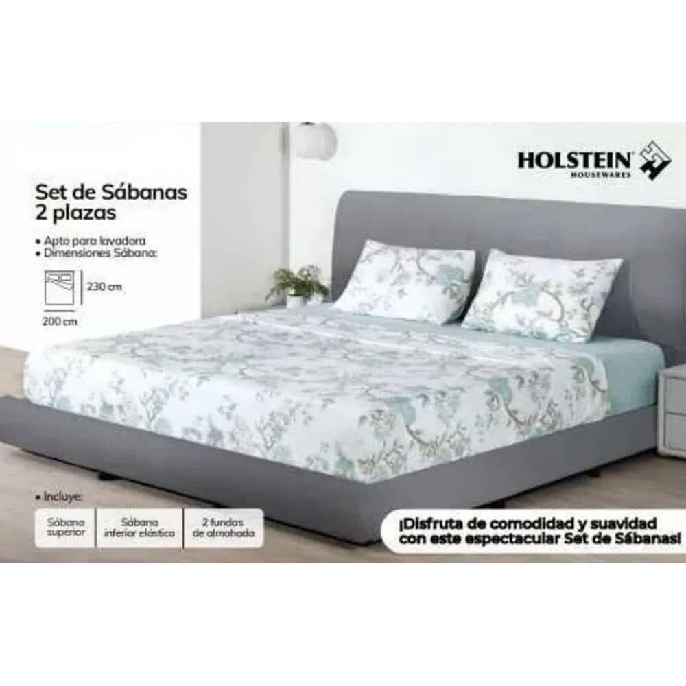 S&aacute;banas 2 Plazas Arredo Estampas Florales image number 1.0