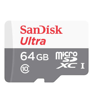 Memoria Micro Sd Sandisk Ultra 64gb Clase 10 + Adaptador
