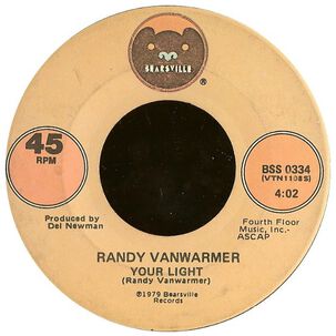 Randy Vanwarmer - Just When I Needed You Most | 7" Single Vinilo Usado