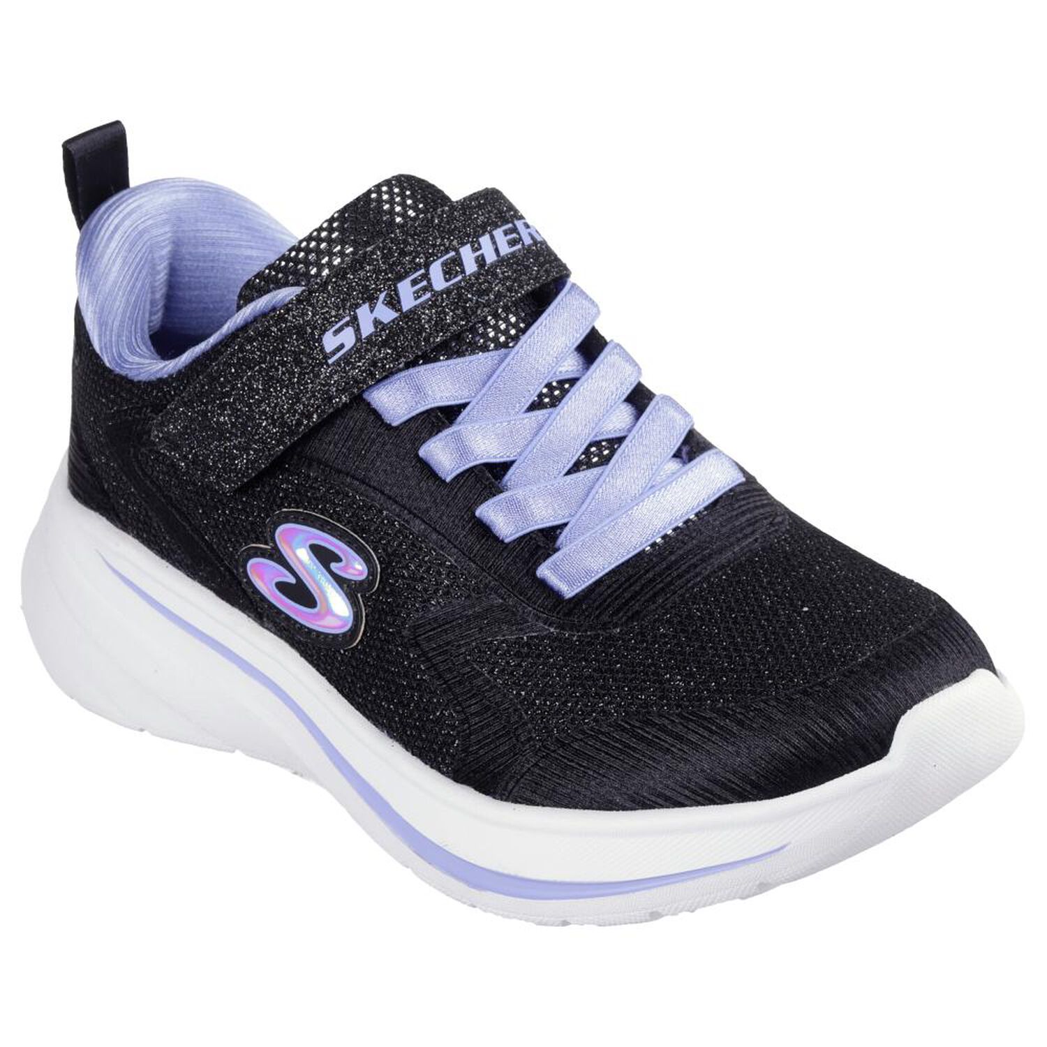 Zapatilla Infantil Ni&ntilde;a Skechers Wave 92 Negro image number 0.0