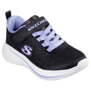 Zapatilla Infantil Ni&ntilde;a Skechers Wave 92 Negro