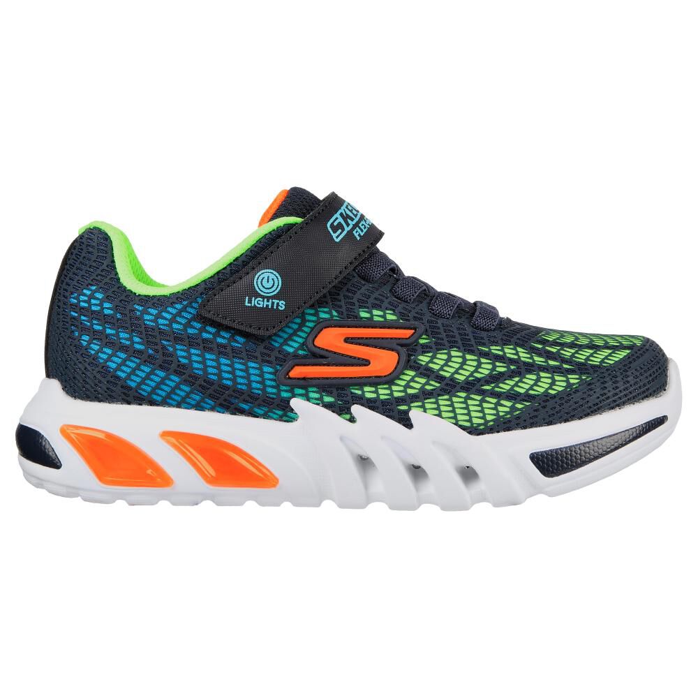 Zapatilla Infantil Niño Skechers Flex-glow Elite-vorlo Azul image number 2.0