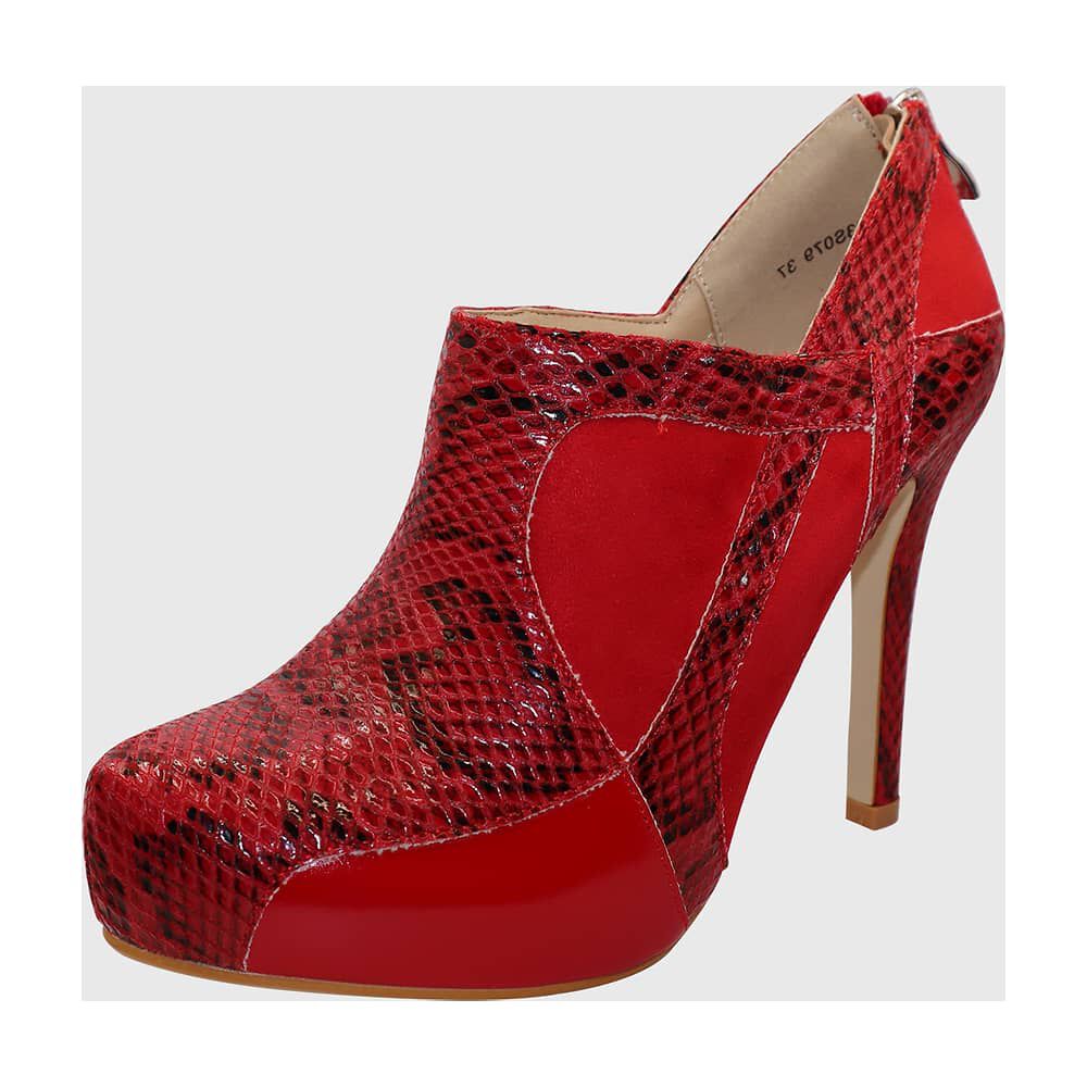 Botin Taco Aguja Rojo image number 0.0