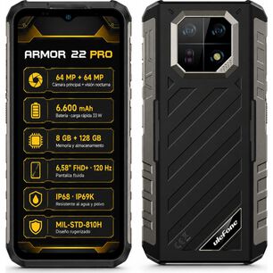 Ulefone Armor 22 Pro Esim Celular Rugged 8gb 128gb Delgado