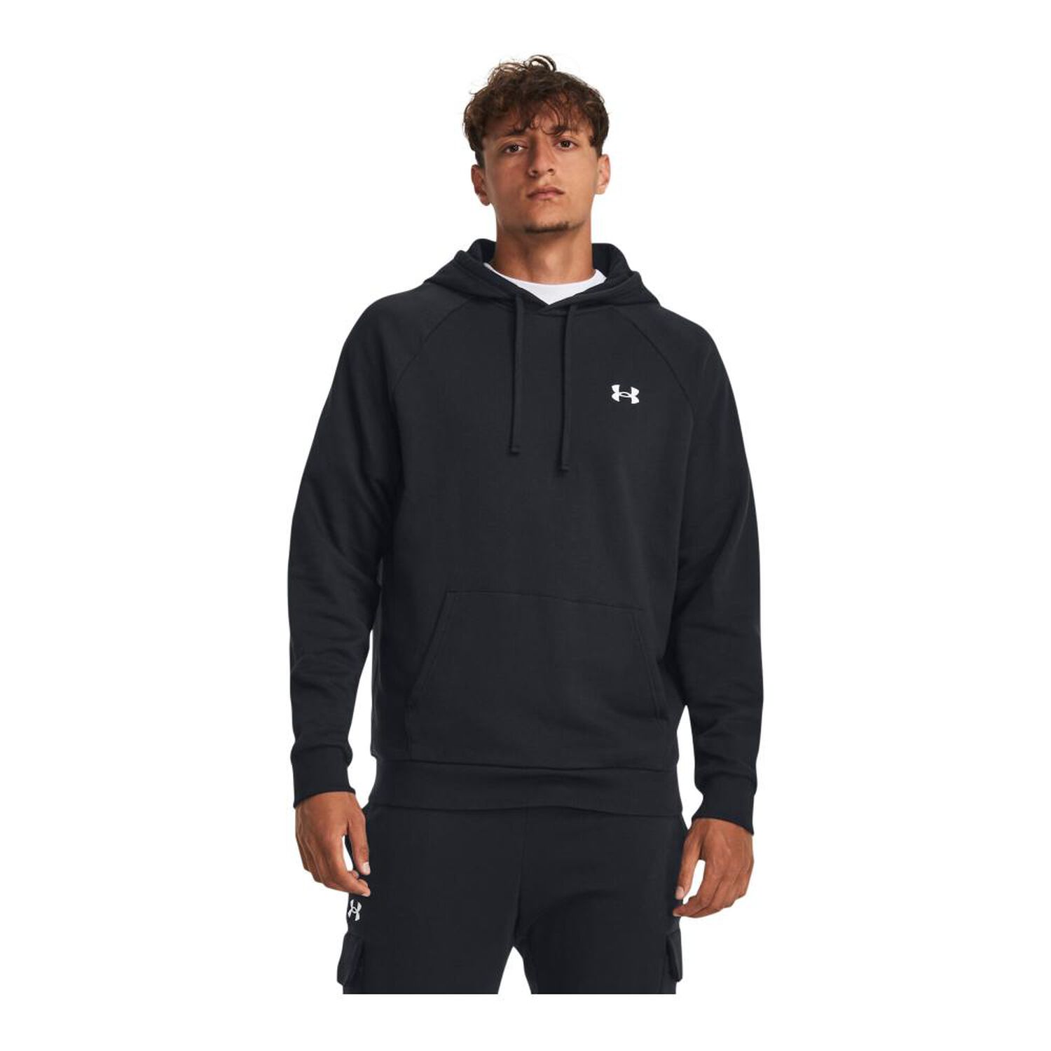 Poler&oacute;n Deportivo Hombre Rival Fleece Hoodie Under Armour image number 2.0