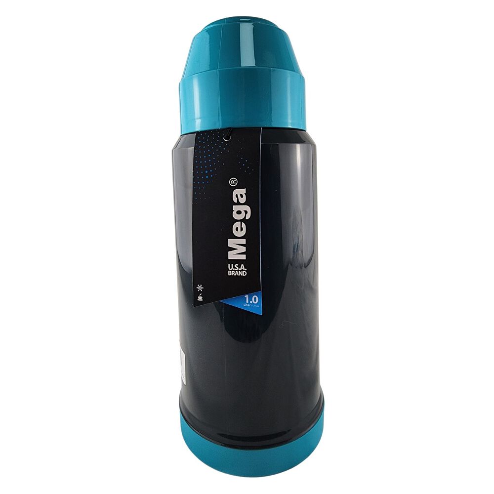 Termo Mega 1l New Megatemp Bebidas Calientes Frias Con Tazas Celeste image number 3.0