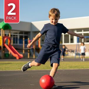 Pack 2 Pantal&oacute;n Corto Short Escolar Ni&ntilde;o Algod&oacute;n Deportivo Azul Marino