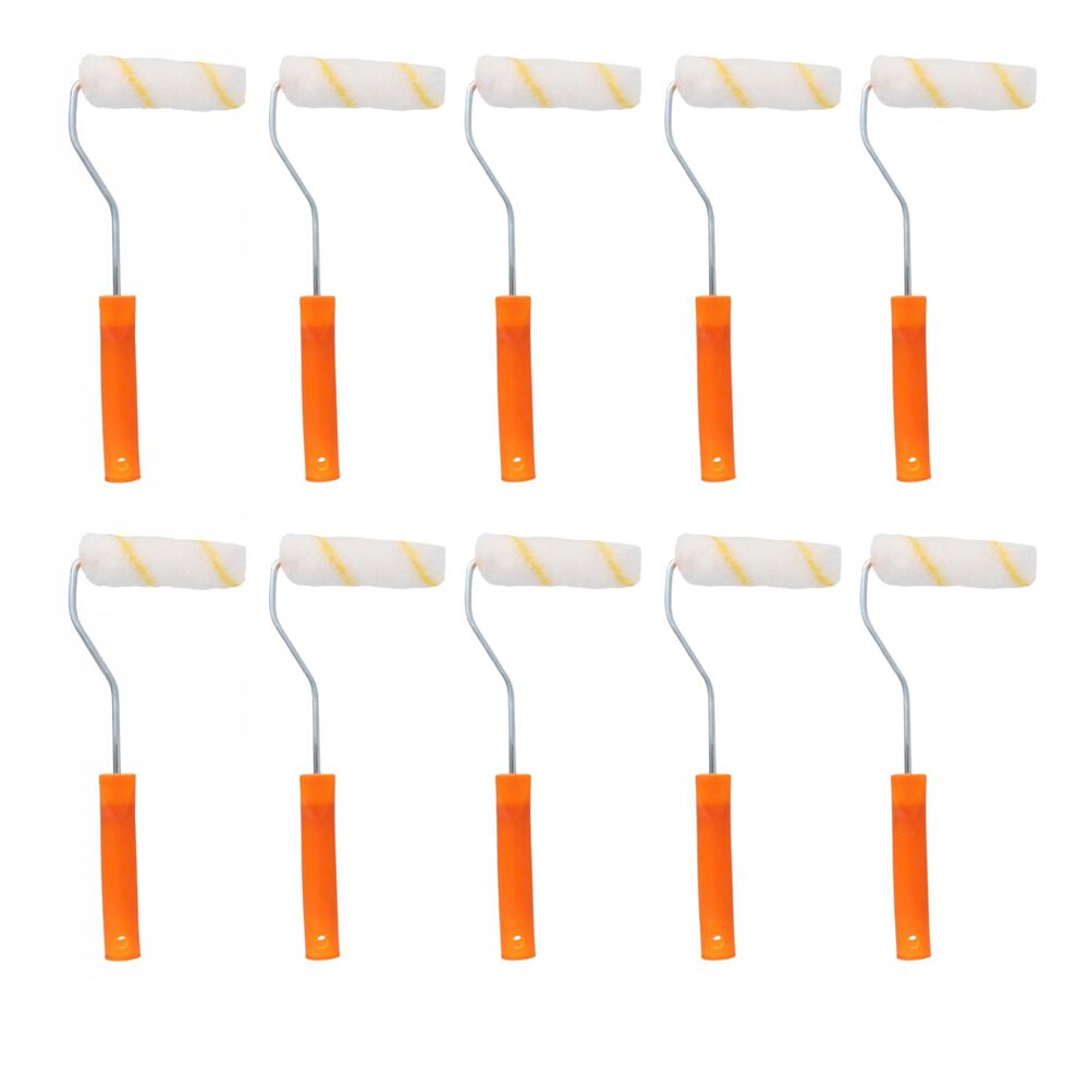 Set 10 Rodillos Chiporro Mango Plastico 10x30cm Para Pintar image number 0.0