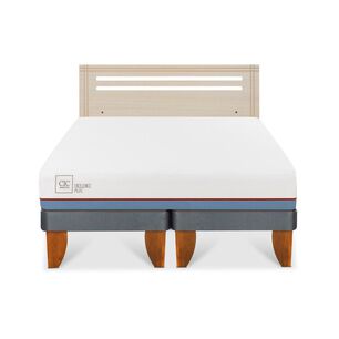 Cama Europea Cic Excellence Plus / 2 Plazas / Base Dividida + Respaldo