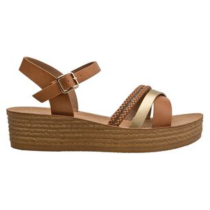 Sandalia Mujer Bruno Rossi Brm0112 Camel