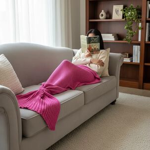 Manta Tejida Estilo Sirena Xl | Suave, C&aacute;lida Y Decorativa