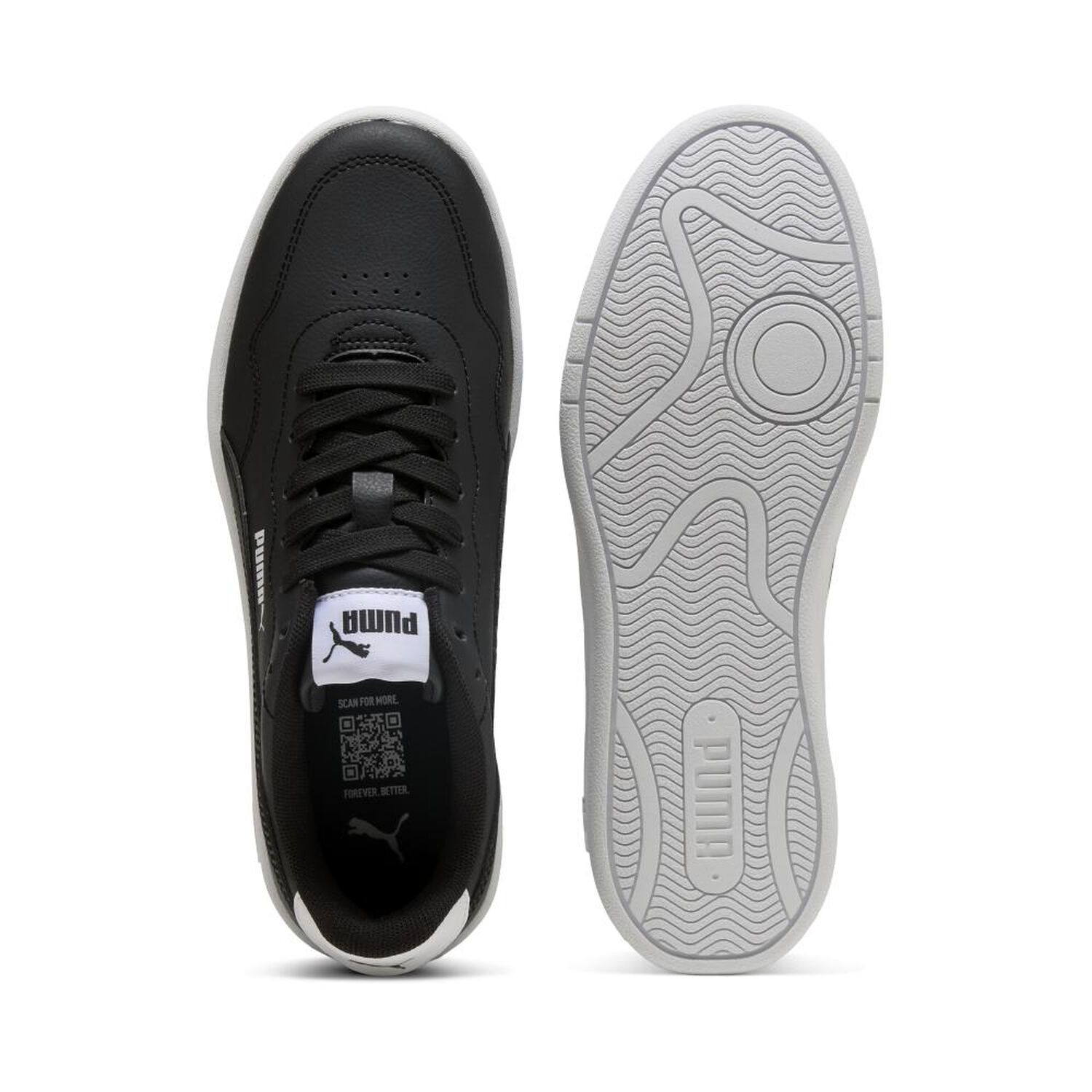 Zapatilla Urbana Mujer Puma Court Classic Negra image number 4.0