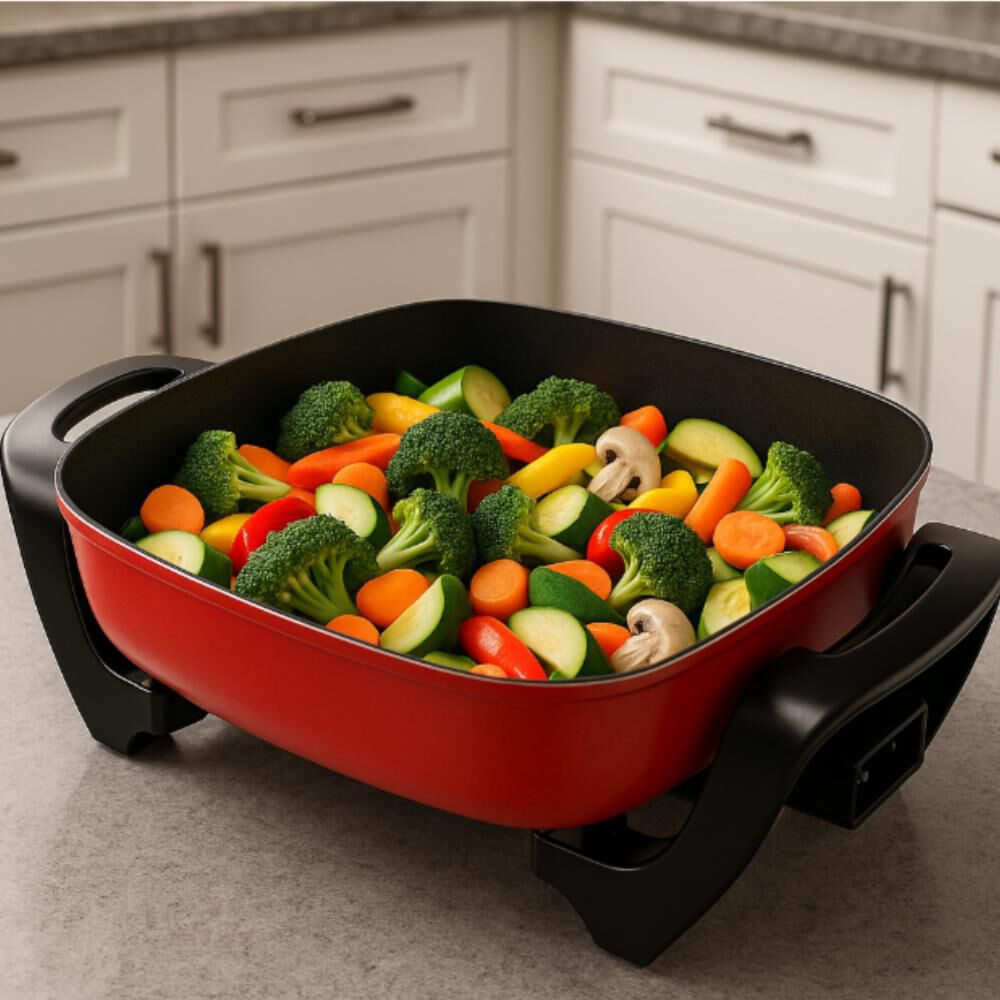 Sartén Eléctrico Multifuncional Inteligente Xl 1500w image number 5.0