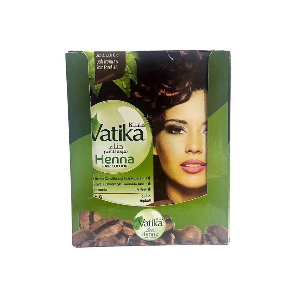 Vatika Henna Dark Brown 20 Sachets image number 0.0