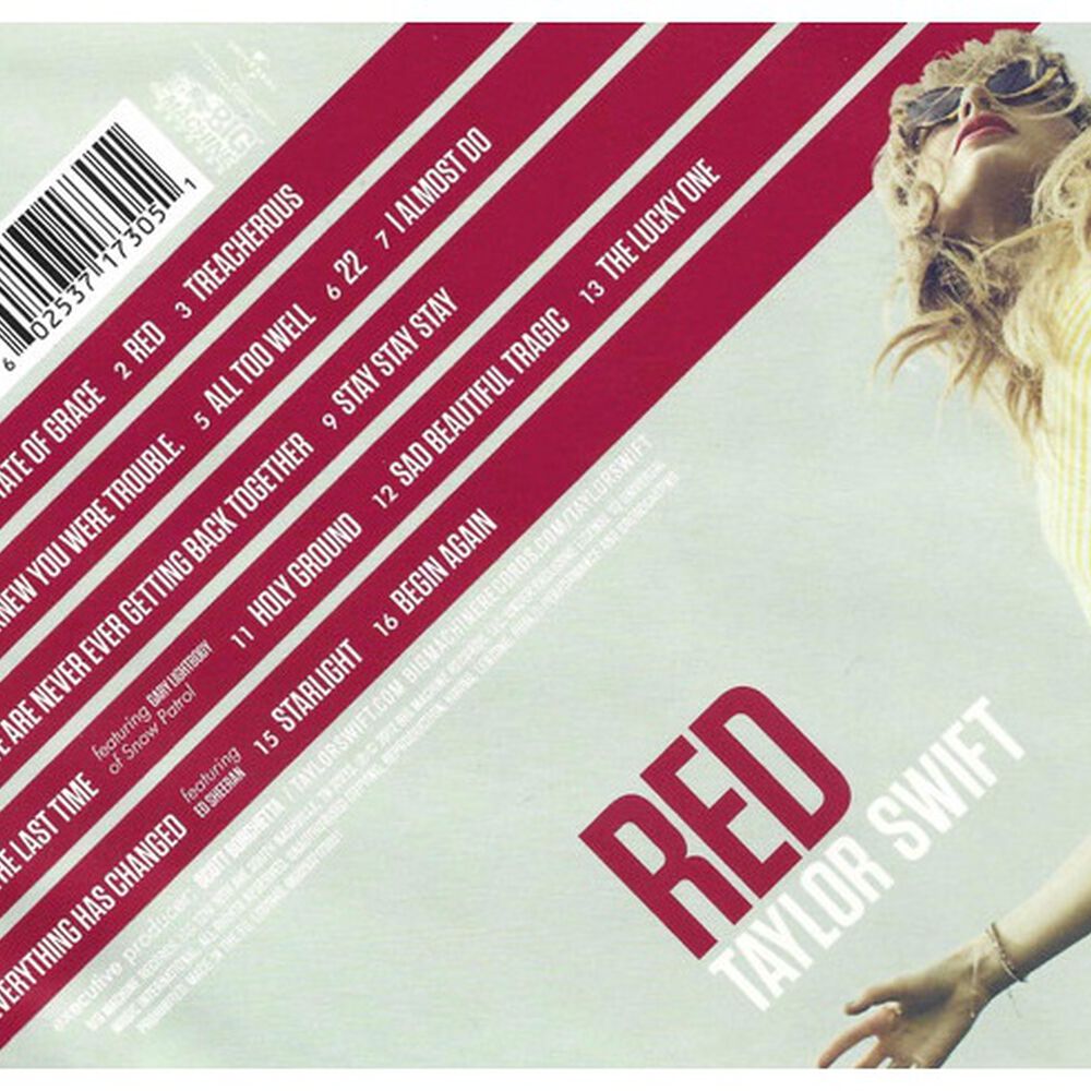Taylor Swift - Red | Cd image number 1.0