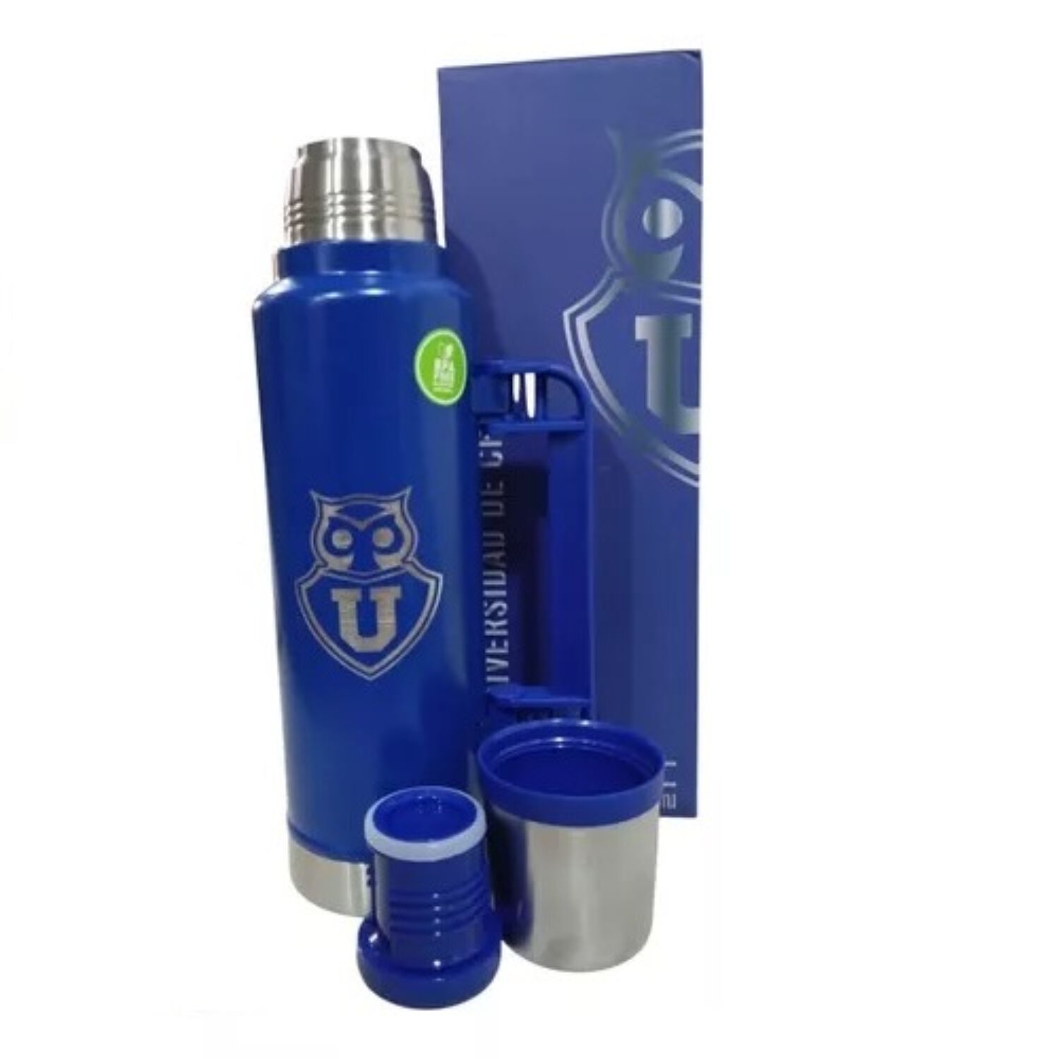 Termo U Chile 1,5 Litros Doble Pared Acero Inoxidable image number 1.0